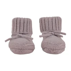 Lodger Wollen Babyslofjes - 0-6 Mnd Rose