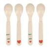 Lässig Lepelset - Happy Rascals - Heart Lavender - 4-Pack
