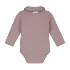 Mats & Merthe Charlotte Romper met Lange Mouwen - Rose - 6 Mnd