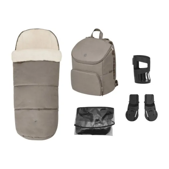 Maxi-Cosi Oxford+ Kinderwagen - Twillic Graphite | Maxi-Cosi Pebble 360 Pro 2 Autostoeltje | Maxi-Cosi FamilyFix 360 Pro | Autostoel Adapters
