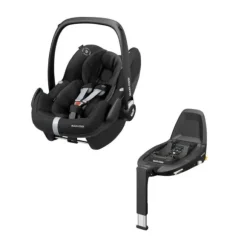 Maxi-Cosi Pebble Pro i-Size Baby Autostoeltje Essential Black | Maxi-Cosi FamilyFix3