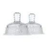Mepal Mio Flesspeen Medium Flow - 2 Stuks - Helder