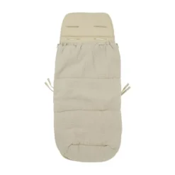 Meyco Baby Buggy Voetenzak en Inlegger - Uni - Sand - 45x130 cm
