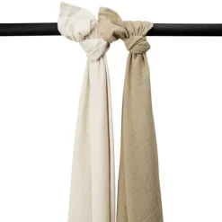 Meyco Baby Hydrofiele Monddoekjes - 3 Stuks - Offwhite/Soft Sand/Taupe