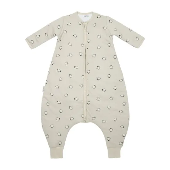 Meyco Baby Slaapzak Jumper Winter Penguin Soft Sand 104 cm