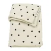 Meyco Baby Sweet Heart Wiegdeken - 75 x 100 cm - Pre-Washed Hydrofiel - Soft Sand