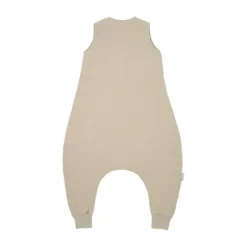 Meyco Baby Uni baby winter slaapoverall jumper - pre-washed hydrofiel - sand - 92cm