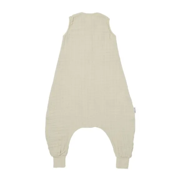 Meyco Baby Uni zomer Slaapoverall Jumper - 92 cm - Pre-Washed Hydrofiel - Soft Sand