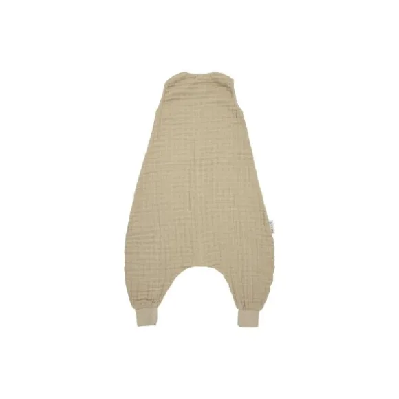 Meyco Baby Uni zomer Slaapoverall Jumper - 92 cm - Pre-Washed Hydrofiel - Soft Sand