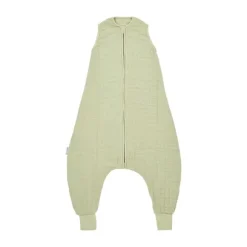 Meyco Baby Uni Zomer Slaapoverall Jumper - 80 cm - Pre-Washed Hydrofiel - Soft Olive