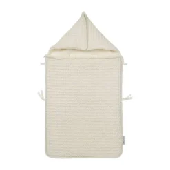 Meyco Baby Wafel Teddy voetenzak - nature - 40x82cm