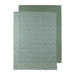 Meyco Cheetah Wieglaken Forest Green 75 x 100 cm 2 Stuks