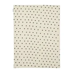 Meyco Deken Borduur Pre-Washed - Sweet Heart - Soft Sand - 100 x 150 cm