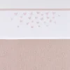 Meyco Hearts Ledikantlaken - 100 x 150 cm - Soft Pink