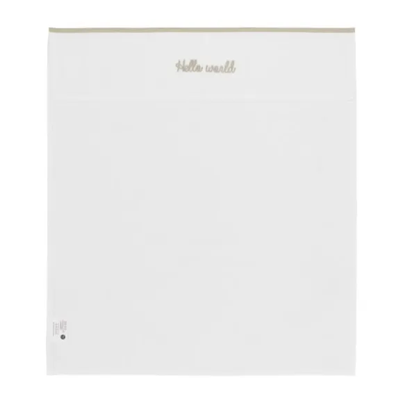 Meyco Hello World Wieglaken 75 x 100 cm Sand
