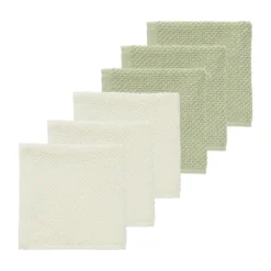 Meyco Hydrofiele Doeken - 6 Stuks - 30 x 30 cm - Nature