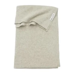 Meyco Knit Basic Ledikantdeken Sand Melange 100 x 150 cm