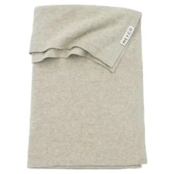 Meyco Knit Basic Wiegdeken - Sand Melange
