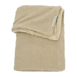 Meyco Mini Knots Fleece Wiegdeken 75 x 100 cm Soft Pink