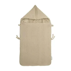 Meyco Mini Knots Voetenzak - Sand