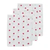 Meyco Sweet Heart Hydrofiele Washandjes - 3-Pack - Red
