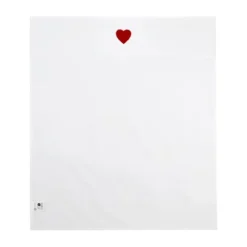 Meyco Sweet Heart Ledikantlaken - 100 x 150 cm - Red