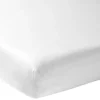 Meyco Uni Hoeslaken Wieg - 40x80 cm - Wit