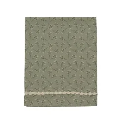 Mies & Co Daisies Wieglaken - 80 x 100 cm - Teagreen