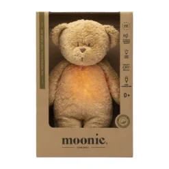 Moonie The Humming Bear Slaapknuffel - Cappuccino