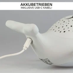 Nachtlamp USB sterrenhemel willy whale 16 cm