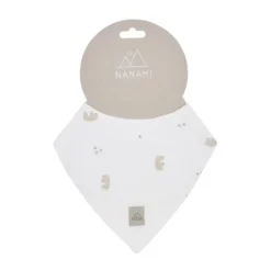 Nanami Bandana Slabbetje - Polarbear - Off-White