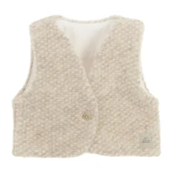Nanami Bodywarmer - Mt. 62‑68 - Volumewol - Beige