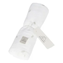 Nanami Hydrofiel doek - 60 x 60 cm - Off-White Leaf