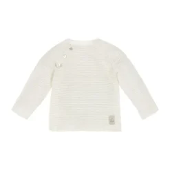 Nanami Top - Mouselin - Maat 50/56 - Stripe Off-White/Beige