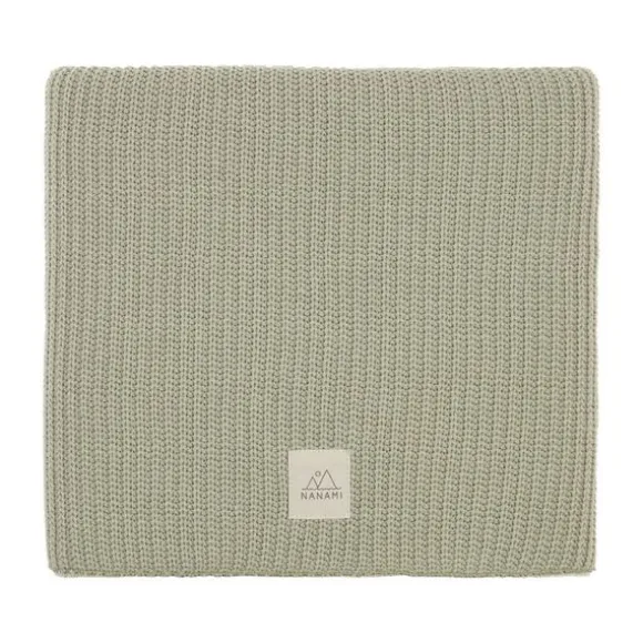 Nanami Wiegdeken - Rib Knit - 75 x 100 cm - Eucalyptus