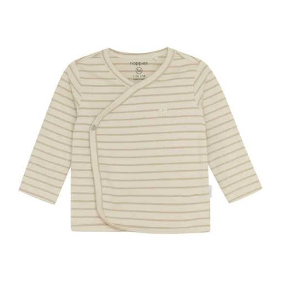 Noppies Nour Overslagshirt - Stripe - Maat 44 - Offwhite