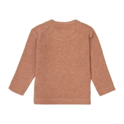 Noppies Rib Natal T-shirt Lange Mouwen Oatmeal Mt. 44