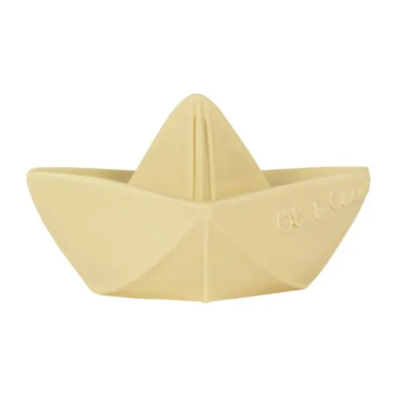 Oli & Carol Bad- en Bijtspeeltje Origami Boot - Mint