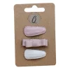 Ootje kadootje Spring Haarclip - Dusty Roze / Strik / Ivoor – 3 stuks