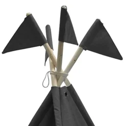 Overseas Canvas With Flags Tipi – Anthracite