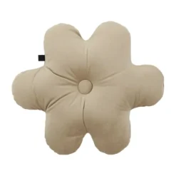 Overseas kussen Flower Shape - 35 cm - Beige