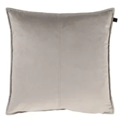 Overseas Middlestitch Kussen - 60 x 60 cm– Velours – Beige