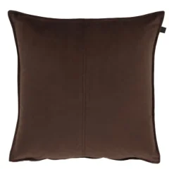 Overseas Middlestitch Kussen - 60 x 60 cm– Velours – Beige