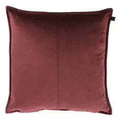 Overseas Middlestitch Kussen - 60 x 60 cm– Velours – Beige