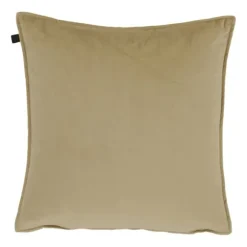 Overseas Middlestitch Kussen- 45 x 45 cm - Velours – Off White