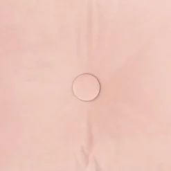 Overseas Velours Button Kussen - Rose Dust