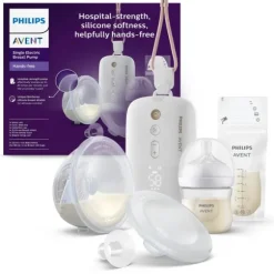 Philips Avent Borstkolf - Handsfree Enkelzijdig + Melkbewaarzakje