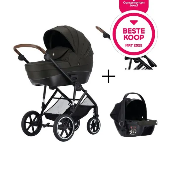 Puck Carl Kinderwagen 3-in-1 - Grijs