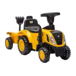 Puck CAT Tractor Loopauto met Aanhanger