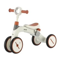 Puck 3-In-1 Driewieler - Wit/Bruin